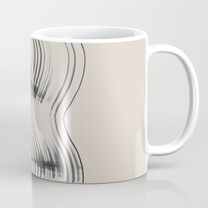 Neutral Minimal Graphic Coffee Mug Gallery Image 1