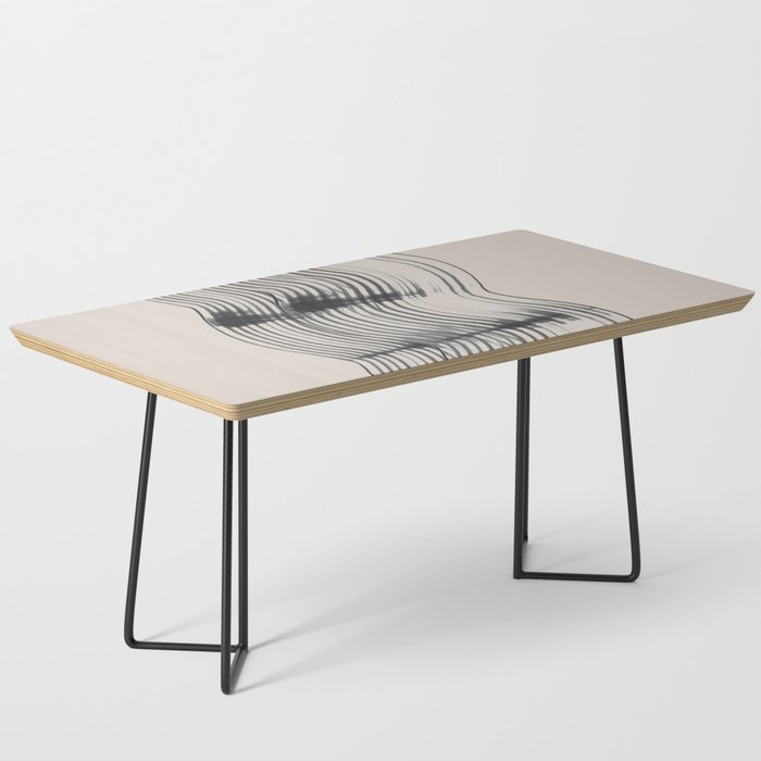 Neutral Minimal Graphic Coffee Table Gallery Image 1