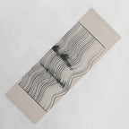 Neutral Minimal Graphic Yoga Mat Gallery Image 1