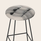 Neutral Minimal Graphic Stool Gallery Image 2