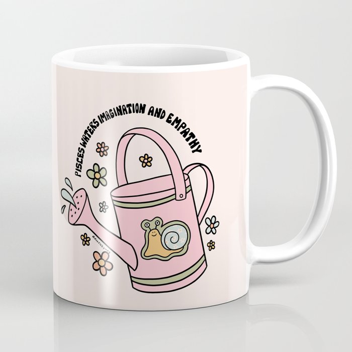 Pisces Watering Can Coffee Mug Gallery Image 1