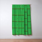 Music notes garden Window Curtain Gallery Image 3