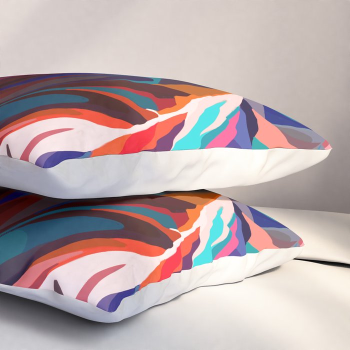 Mountains sunset warm Pillow Sham Gallery Image 3