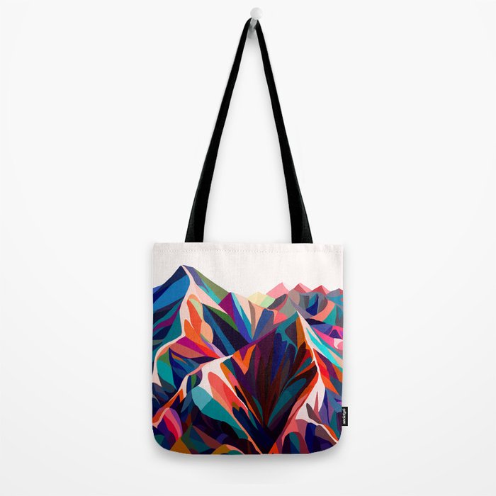 Mountains sunset warm Tote Bag Gallery Image 2