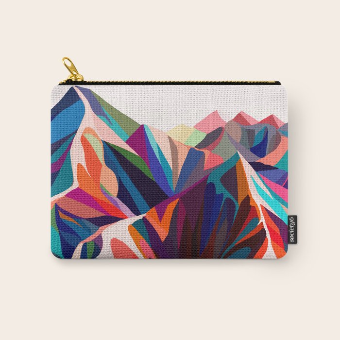 Mountains sunset warm Carry All Pouch Gallery Image 1