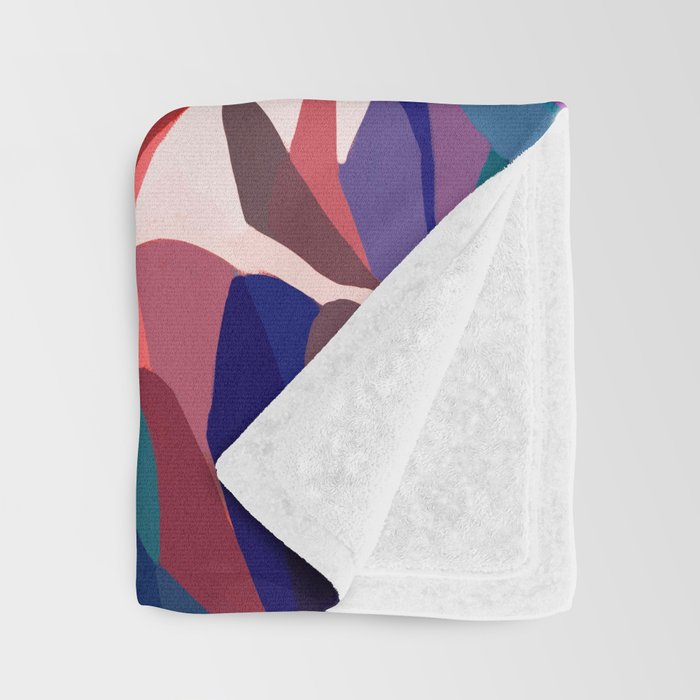 Mountains sunset warm Throw Blanket Gallery Image 3