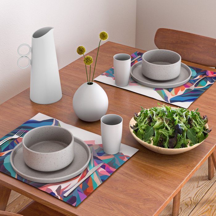 Mountains sunset warm Placemat Gallery Image 2
