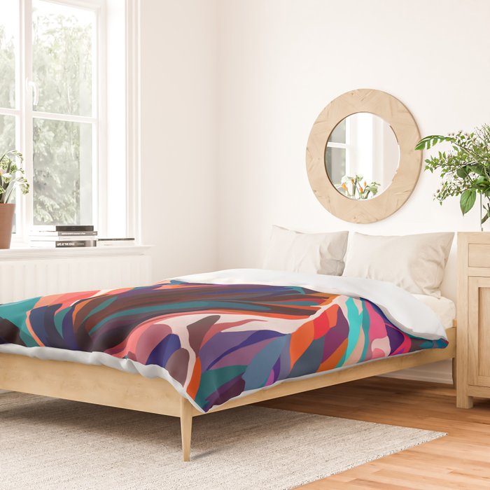 Mountains sunset warm Duvet Cover Gallery Image 2