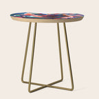 Mountains sunset warm Side Table Gallery Image 1