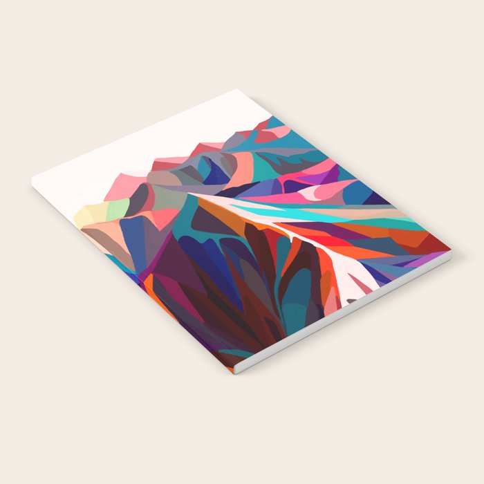 Mountains sunset warm Notebook Gallery Image 1