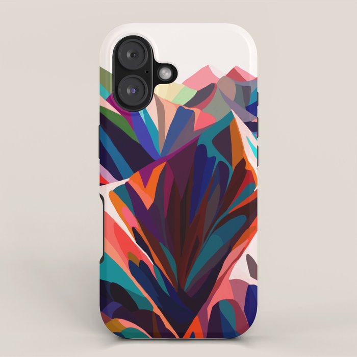Mountains sunset warm iPhone Case Gallery Image 1