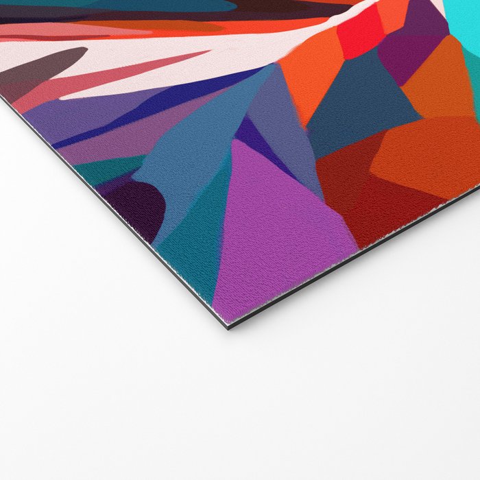 Mountains sunset warm Welcome Mat Gallery Image 2