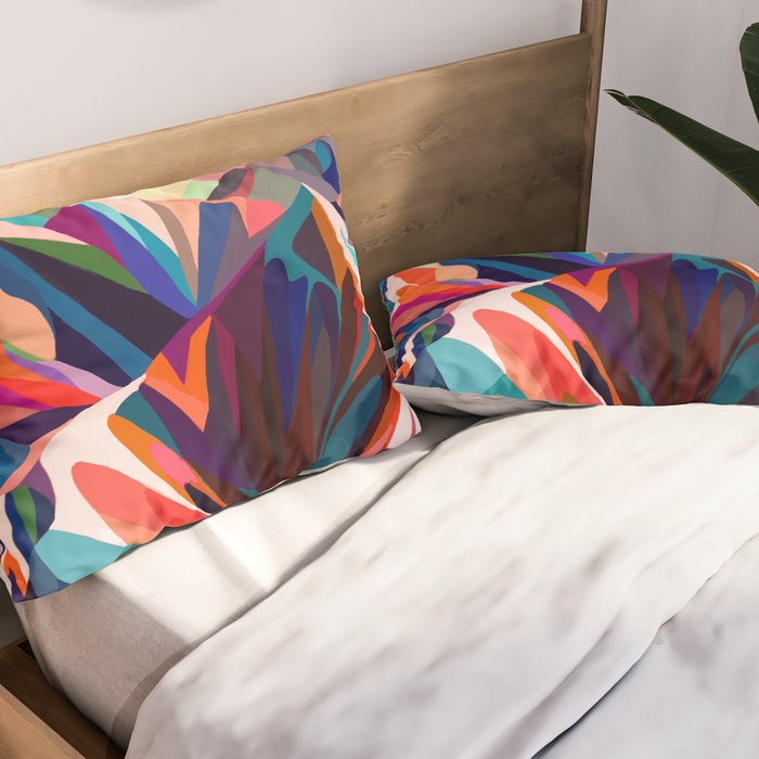 Mountains sunset warm Pillow Sham Gallery Image 2