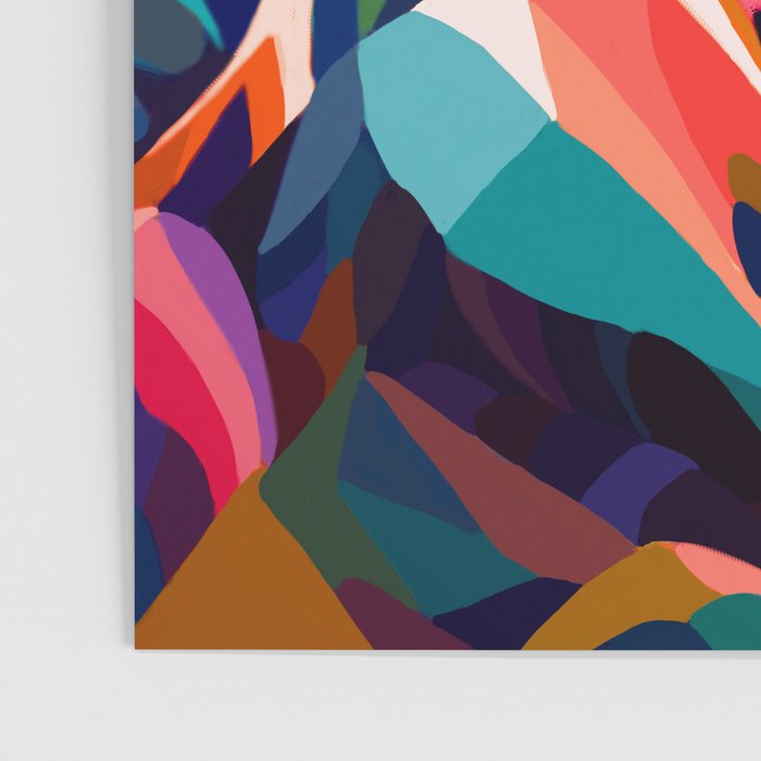 Mountains sunset warm Poster Gallery Image 3