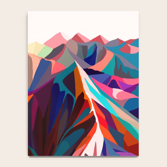 Mountains sunset warm Notebook Gallery Image 4