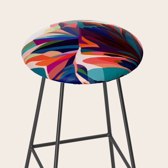 Mountains sunset warm Stool Gallery Image 2