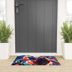 Mountains sunset warm Welcome Mat Gallery Image 3