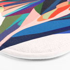 Mountains sunset warm Bath Mat Gallery Image 3