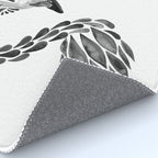 Miami Flamingo - Black Ink Rug Gallery Image 4