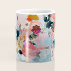 floral bloom abstract painting Coffee Mug Gallery Image 4
