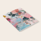floral bloom abstract painting Notebook Gallery Image 2