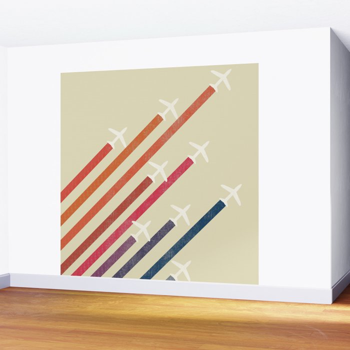 Aerial display (ver.2) Wall Mural Gallery Image 2