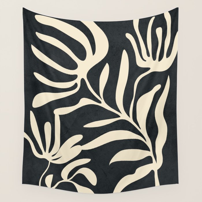 Minimal Abstract Art Plant 1 Wall Tapestry Gallery Image 1