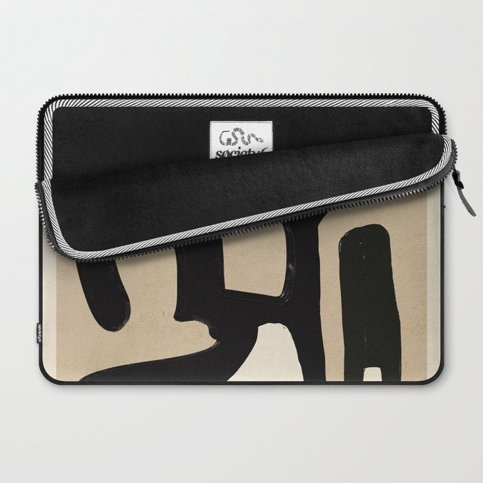 Modern Abstract Minimal Shapes 117 Laptop Sleeve Gallery Image 2