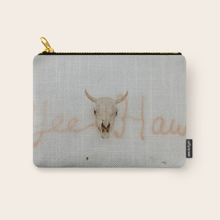 Yee Haw Cow Skull Carry All Pouch Gallery Image 1