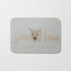 Yee Haw Cow Skull Bath Mat Gallery Image 1