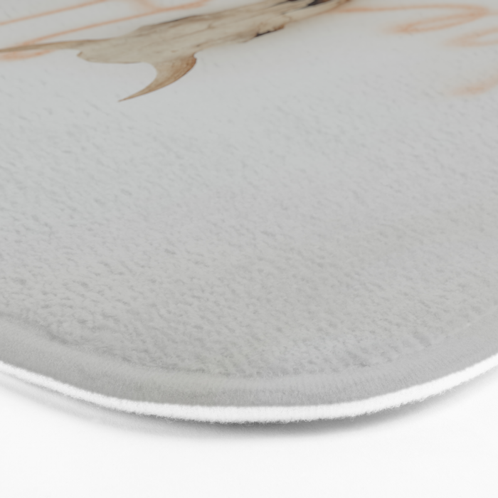 Yee Haw Cow Skull Bath Mat Gallery Image 3