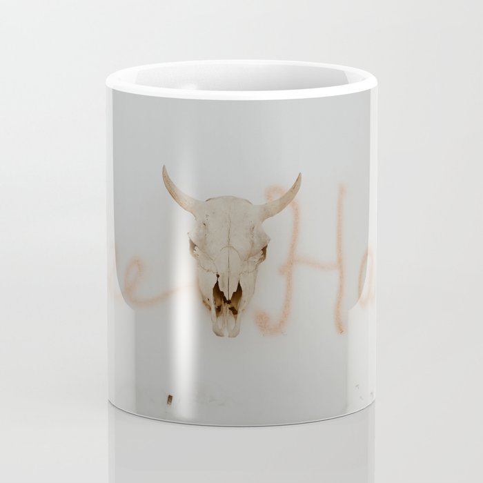 Yee Haw Cow Skull Coffee Mug Gallery Image 4