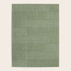 Minimal, Fine Stripe, Pattern, in Green Poster Gallery Image 4