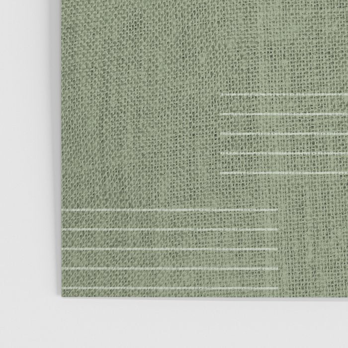 Minimal, Fine Stripe, Pattern, in Green Poster Gallery Image 3