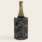 Gothic Rose in Black and White Wine Chiller Gallery Image 1