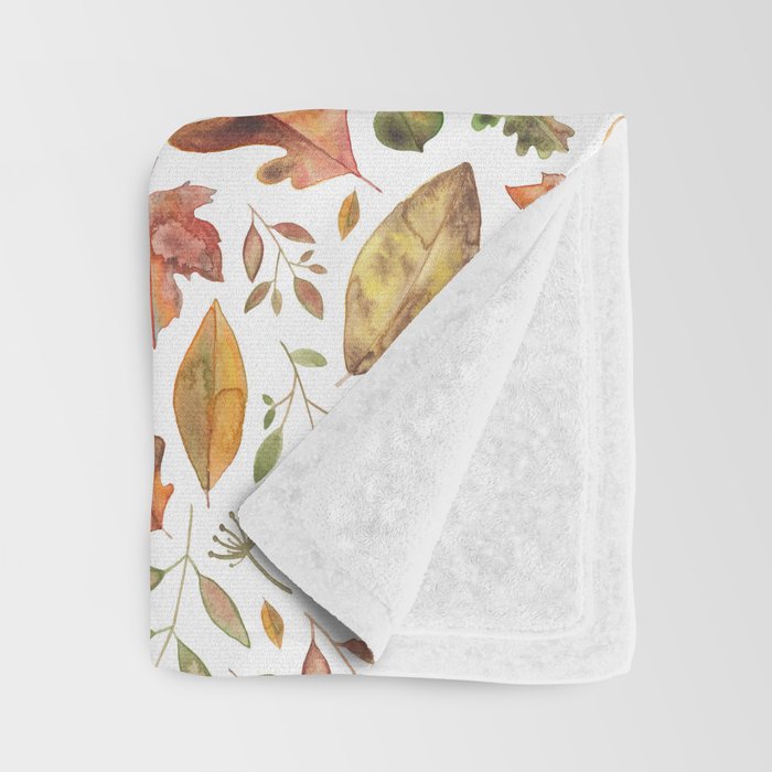 Autumn/Fall Leaves Throw Blanket Gallery Image 3