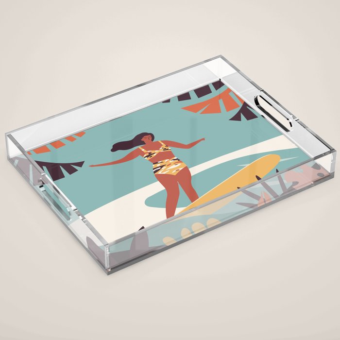 Blue Hawaii Acrylic Tray Gallery Image 1