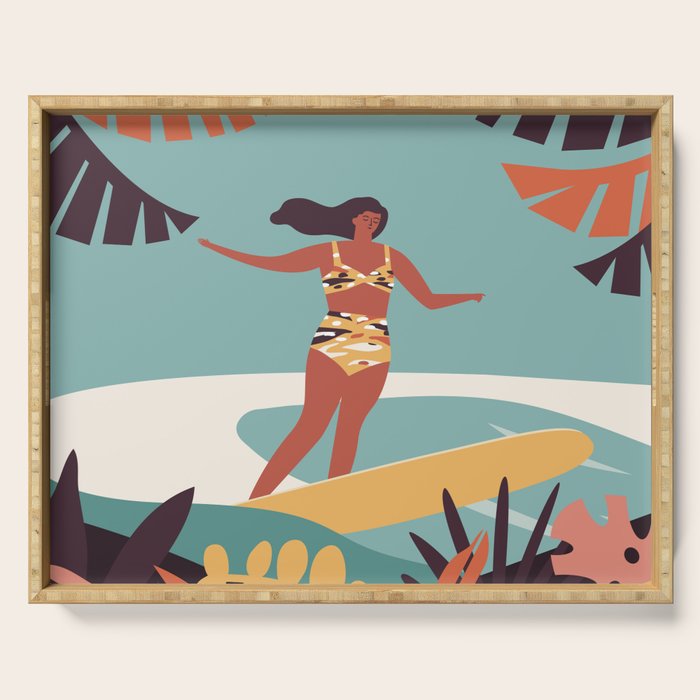 Blue Hawaii Serving Tray Gallery Image 1