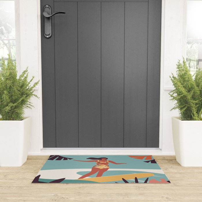 Blue Hawaii Welcome Mat Gallery Image 3