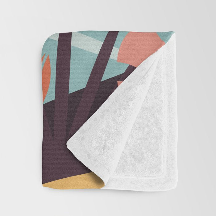 Blue Hawaii Throw Blanket Gallery Image 3