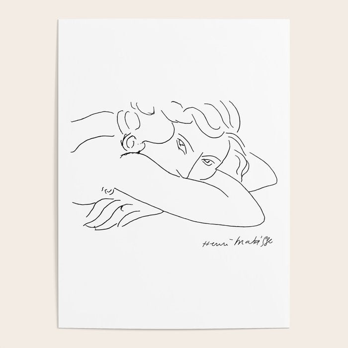 Young Woman With Face Buried In Arms (jeune Femme Le Visage Enfoui Dans Les Bras), Henri Matisse, Ar Poster Gallery Image 1