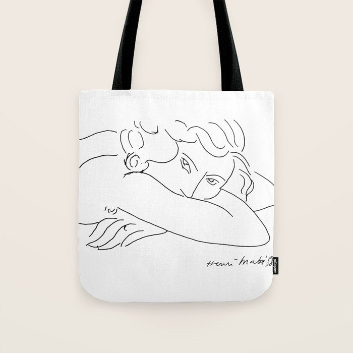 Young Woman With Face Buried In Arms (jeune Femme Le Visage Enfoui Dans Les Bras), Henri Matisse, Ar Tote Bag Gallery Image 1