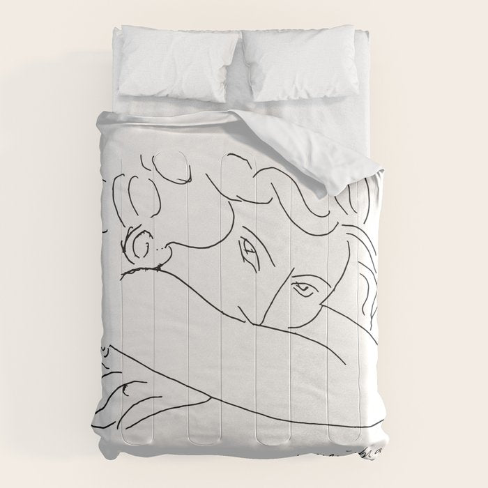 Young Woman With Face Buried In Arms (jeune Femme Le Visage Enfoui Dans Les Bras), Henri Matisse, Ar Comforter Gallery Image 6