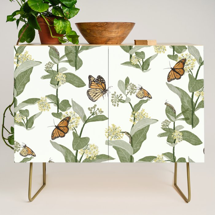 Monarch's Milkweeds Credenza Gallery Image 1