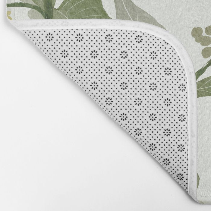 Monarch's Milkweeds Bath Mat Gallery Image 2