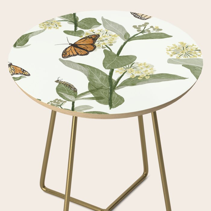 Monarch's Milkweeds Side Table Gallery Image 2
