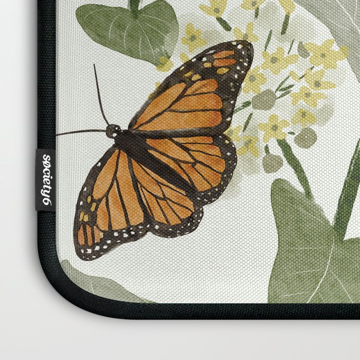 Monarch's Milkweeds Laptop Sleeve Gallery Image 3