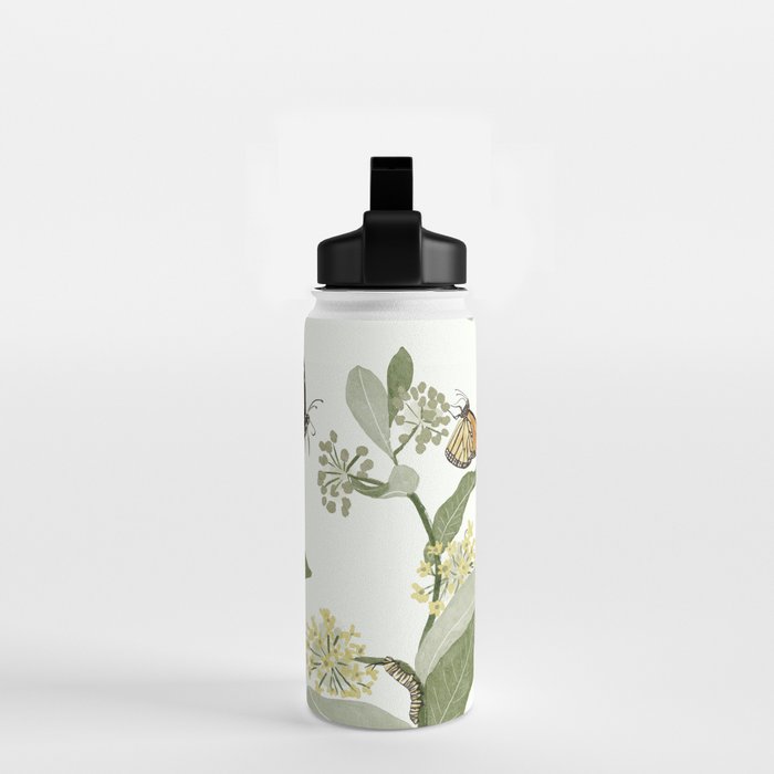 Monarch's Milkweeds Water Bottle Gallery Image 2