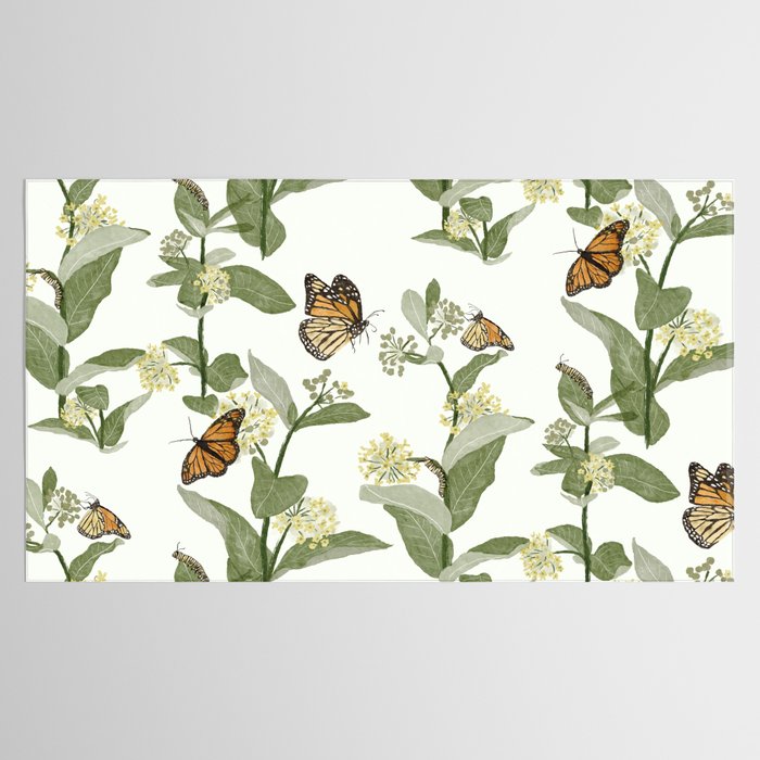 Monarch's Milkweeds Tablecloth Gallery Image 2