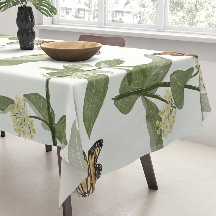 Monarch's Milkweeds Tablecloth Gallery Image 3